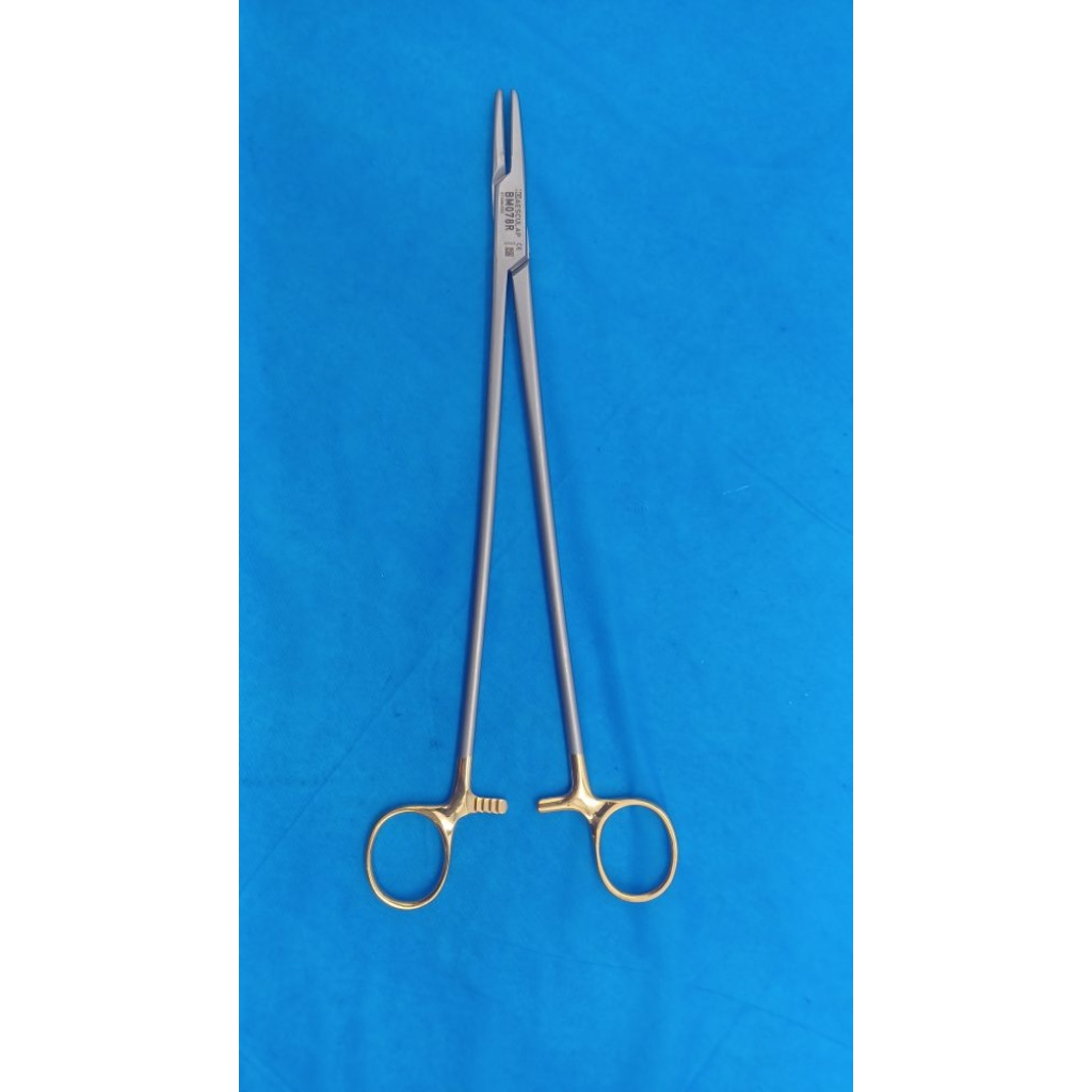 Aesculap BM078R Durogrip TC Hegar Needle Holder