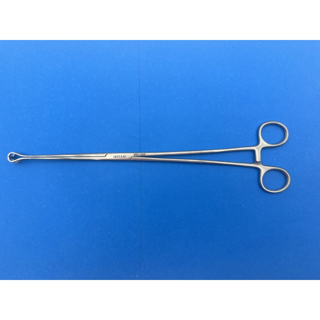 Aesculap MB136R Babcock Tissue Holding Forceps 12"