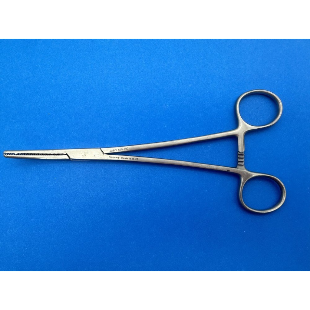 Jarit 505-300 Heany Hysterectomy Forceps Curved 8 1/4"